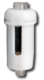 1/4" Mini In-Line Disposable Desiccant Dryer – 3-Stage, Color-Changing Silica, Bi-Directional, 125 PSI Max, 20 SCFM