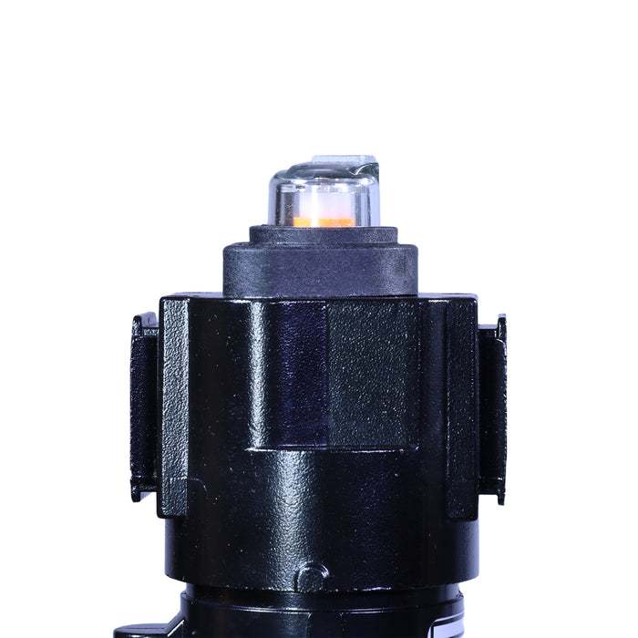 1/2" Standard Coalescing Filter – 0.03 Micron Element, 6 oz Metal Bowl with Sight Glass, Manual Drain, 37 SCFM, 250 PSI Max